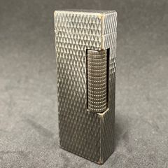 s2426 ダンヒル dunhill ライター 本体 シルバーカラー ウェーブ柄
