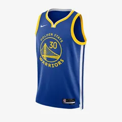 【送料無料・匿名配送】Nike ナイキ NBA ウォリアーズ カリー 公式 アイコン ジャージ 青 新品 正規品