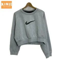 NIKE　スウェット　90s vintage　90年代　長袖　トレーナー　クルーネック　裏起毛　ブランドロゴ　スウッシュ　刺しゅう　スポーツ　古着　/1904