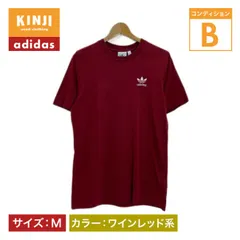 adidas　Tシャツ　半袖　カットソー　トップス　クルーネック　ワンポイント　ブランドロゴ　トレフォイル　刺しゅう　ロゴT　バックプリント　スポーツ　古着　/1103