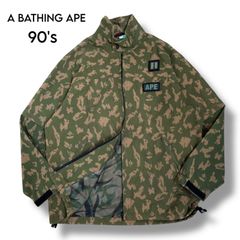 A BATHING APE】90s 1st CAMO Rain Jacket - メルカリ