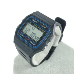CASIO カシオ 腕時計 クォーツ  SS×レジン F-91W/チプカシ   ブラック/シルバーカラー メンズ / 240001192129