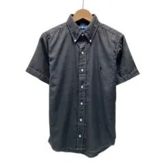 RALPH LAUREN　チェックシャツ　半袖　シャツ　トップス　ボタンダウン　ワンポイント　ブランドロゴ　スモールポニー　刺しゅう　古着　/1122
