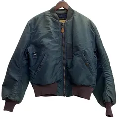 ミリタリー MILITARY B-15C MOD 復刻 ブランド不明 フライト ジャケット ネイビー 40サイズ 201MT-5414 VBのサムネイル