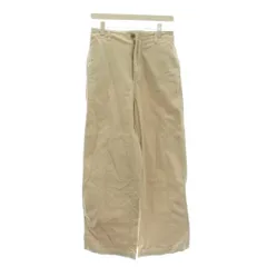 スピック&スパン Spick&Span ワークパンツ 38 アイボリー 無地 フルレングス ワイドストレート /JP