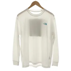 ザノースフェイス THE NORTH FACE ロングスリーブTNFバグフリーティー Tシャツ カットソー L 白 ホワイト 長袖 ロゴ /RR