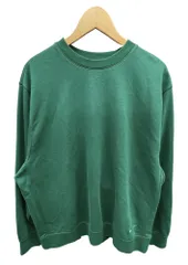 NIKE (ナイキ) ワンポイント刺繍ロゴ スエット トレーナー 中国製 3XL グリーン メンズ/025