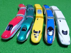 プラレール　お得な新幹線５色まとめセット　新幹線N700A系 ＆ E7系かがやき ＆ ドクターイエロー ＆ E5系新幹線はやぶさ & E6系新幹線こまち