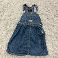 Polo Jeans Co. Ralph Lauren ポロジーンズカンパニー キッズ ガールズ 4T 100cm 110cm コットン100% サロペット ジャンパースカート ヴィンテージ 90s