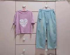 ジュニアデニム上下セット