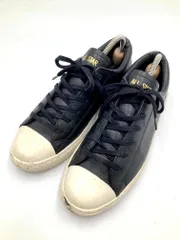 CONVERSE コンバース 31300291 定価15400円 オールスター クップ レザー OX スニーカー size25cm/黒 ■■メンズ