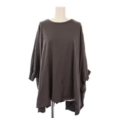 ミズイロインド mizuiro ind カットソー 七分袖 ドルマンスリーブ グレー /BM