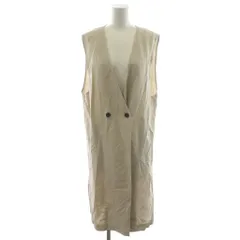 UNFILO アンフィーロ 23SS ライトリネン ジレ ベスト L ベージュ VRUMSM0410 /AN43