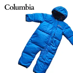 Columbia コロンビア ブルー ベビー ダックダウン ロンパース カバーオール 中綿 12-18MONTHS 80cm Sサイズ相当 上質素材 キッズ 男の子 女の子 ユニセックス 防寒着 アウトドア キャンプ 雪遊び 306KJのサムネイル
