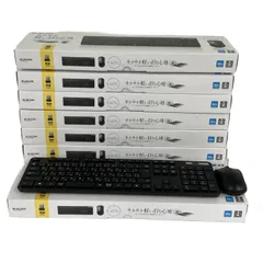 ELECOM TK-FDM110MBK 無線薄型フルキーボード&マウス ワイヤレスキーボード 8点セット まとめ売り ジャンク Y10992048