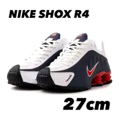 NIKE SHOX R4 ナイキ ショックス R4 MIDNIGHT NAVY/GYM RED-WHITE hq1988-400 27cm
