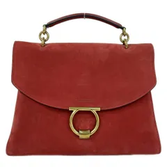 FERRAGAMO/SalvatoreFerragamo(サルバトーレフェラガモ) ハンドバッグ マーゴット ミディアム/ガンチーニ 21H320 レッド