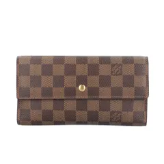ルイヴィトン ポルトトレゾール インターナショナル ダミエ 長財布 ダミエキャンバス N61215 レディース  LOUIS VUITTON  中古 ルイヴィトン  ルイ ヴィトン