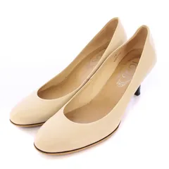 トッズ TOD'S パンプス ラウンドトゥ ハイヒール レザー 36 ベージュ /BB