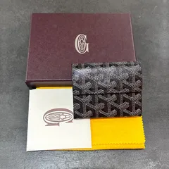 GOYARD マリニーウォレット 二つ折り財布 カード入れ 小銭入れ  二つ折り財布 ゴヤール ブラック F （3480M）のサムネイル