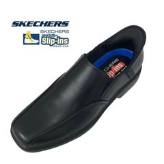 SKECHERS Slip-ins ドレスシューズ26㎝ブラック スケッチャーズ - メルカリ