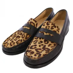 コールハーン COLE HAAN レオパードコンビローファー シューズ ヒョウ 