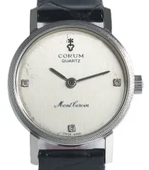 ★CORUM コルム モンセルヴァン 31029 3Pダイヤ クォーツ レディース★