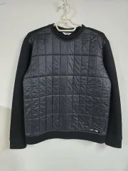 THE NORTH FACE ザノースフェイス キルティング スウェット ブラック 90