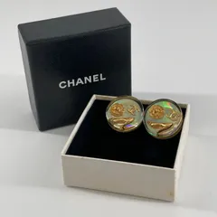 CHANEL（シャネル）ココマーク　カメリア　イヤリング　ヴィンテージ　97・P　オーロラ
