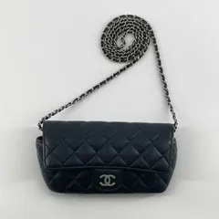 CHANEL（シャネル）　キャビアスキン　31番台　チェーン　ショルダーバッグ　ブラック