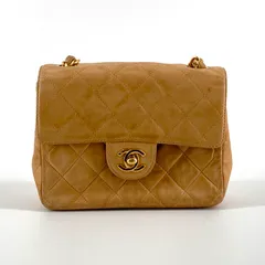 CHANEL（シャネル）　マトラッセ　ミニバッグ　6番台　チェーン　ショルダーバッグ　ベージュ