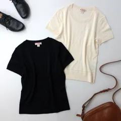 Brooks Brothers ブルックスブラザーズ 	2点セット EXTRA FINE MERINO メリノウール ショートスリーブ ニット(111E＋0414)26A