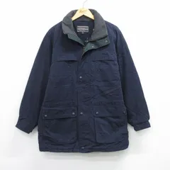 XL/古着 長袖 ジャケット メンズ 90年代 90s ロング丈 濃紺 26jan19