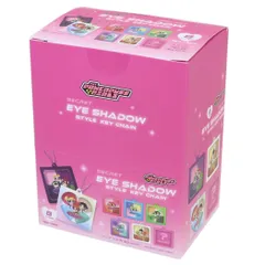 パワーパフガールズ キーリング シークレットアイシャドウ風キーチェーン 全8種 8個入セット  コレクション雑貨 まとめ買い BOX キャラクター グッズ 