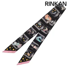 エルメス  ツイリー エルメス・ストーリー シルク総柄スカーフ メンズ