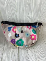 U19 Lesportsac レスポートサック フラワー柄ショルダーバッグ 横25縦14マチ9.5 現状品