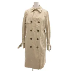 23区 オンワード樫山 トレンチコート 40 ベージュ系 ダブルブレスト 長袖 レギュラーカラー /SC ■GY06