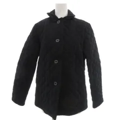 トラディショナルウェザーウェア Traditional Weatherwear キルティングジャケット ウール 34 黒 ブラック 襟付き 長袖 /SC ■GY06