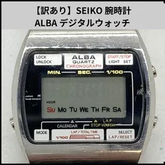UA532【訳あり】SEIKO 腕時計 ALBA デジタルウォッチ