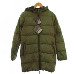 デュベティカ DUVETICA KAPPA ダウンコート ロング ジップアップ フード ナイロン 40 グリーン /BM