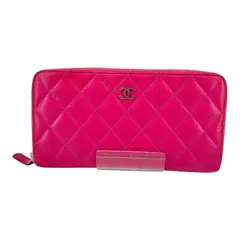 CHANEL　マトラッセ　ジッピーウォレット　レディース　長財布