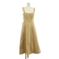 スナイデル SNIDEL 20SS ワンピース 0 ベージュ ロング丈 ノースリーブ ビスチェ風 /JP