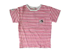 k03250626080　petit main　120サイズ　赤×白　　トップス　半袖Tシャツ　春夏