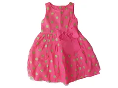 k03250626069　H & M　110サイズ　ピンク×金色　　ワンピース or ドレス　ドレス　春夏