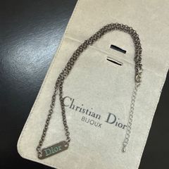 Dior ロゴネックレス シルバー CDチャーム 刻印あり 値下げしました