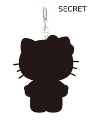 【sanrio house シークレットコレクション】フラッフィー ハローキティ チャーム SECRET シークレット ブラック