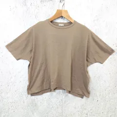 steven alan スティーブン アラン Ｔシャツ コットン シンプル 無地 カットソー ベージュ 〇□☆