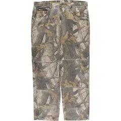 古着 ラングラー Wrangler 迷彩柄 リアルツリーカモ テーパードデニムパンツ メンズw39相当/eaa569856