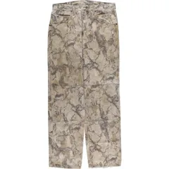 古着 ラングラー Wrangler 迷彩柄 リアルツリーカモ テーパードデニムパンツ メンズw34相当/eaa569197