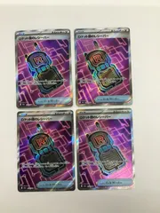 Y080[PK]Y3963(カード) ロケット団のレシーバー　217/193　SR　4枚セット やや傷や汚れあり 3/6出品